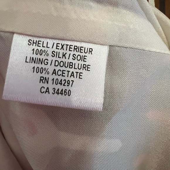 Milly Women’s Silk Shift Mini Cocktail Formal Bold Pink and Brown Dress Size 2 - Picture 7 of 7